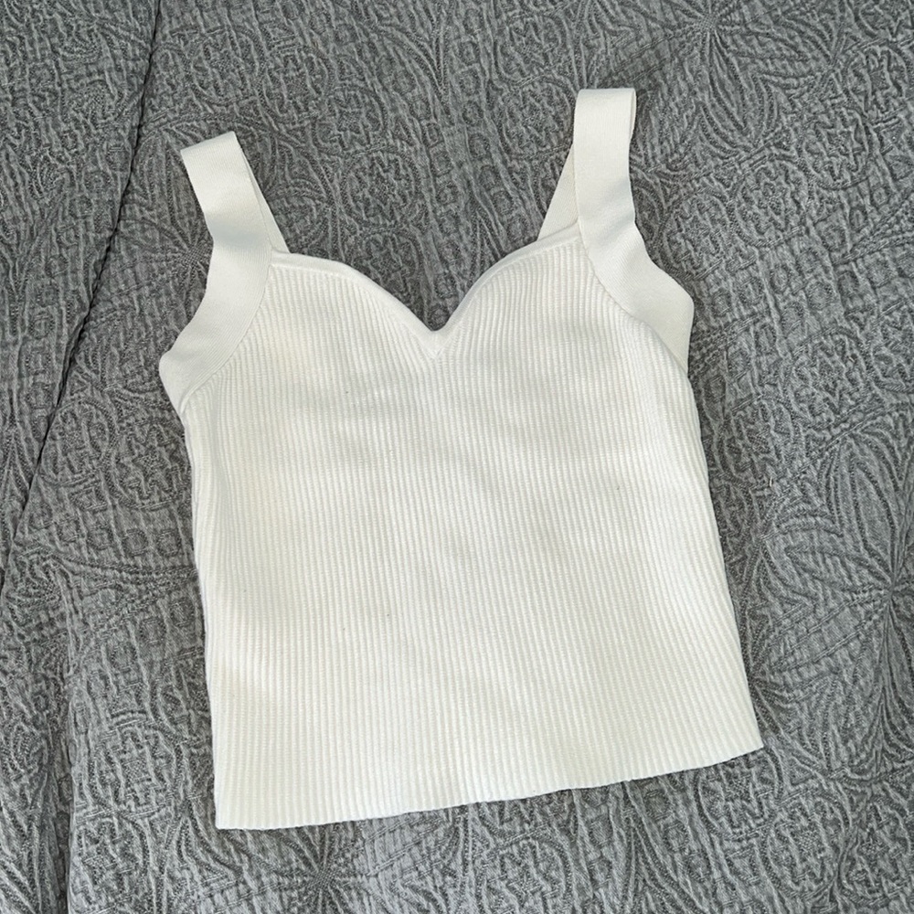A&F Cropped Sweater Tank